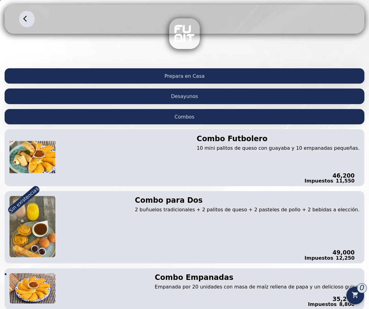 Registro de pedidos y ventas desde un dispositivo móvil
